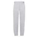 Heather Grey - Back - Fruit Of The Loom Childrens-Kids Premium Heather Elasticated Cuff Jogging Bottoms