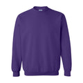 Purple - Front - Gildan Unisex Adult Heavy Blend Crew Neck Sweatshirt