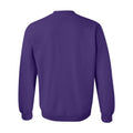 Purple - Back - Gildan Unisex Adult Heavy Blend Crew Neck Sweatshirt