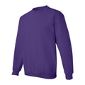 Purple - Side - Gildan Unisex Adult Heavy Blend Crew Neck Sweatshirt