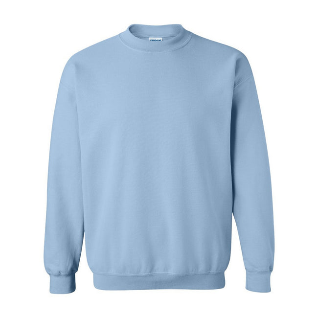 Light Blue - Front - Gildan Unisex Adult Heavy Blend Crew Neck Sweatshirt