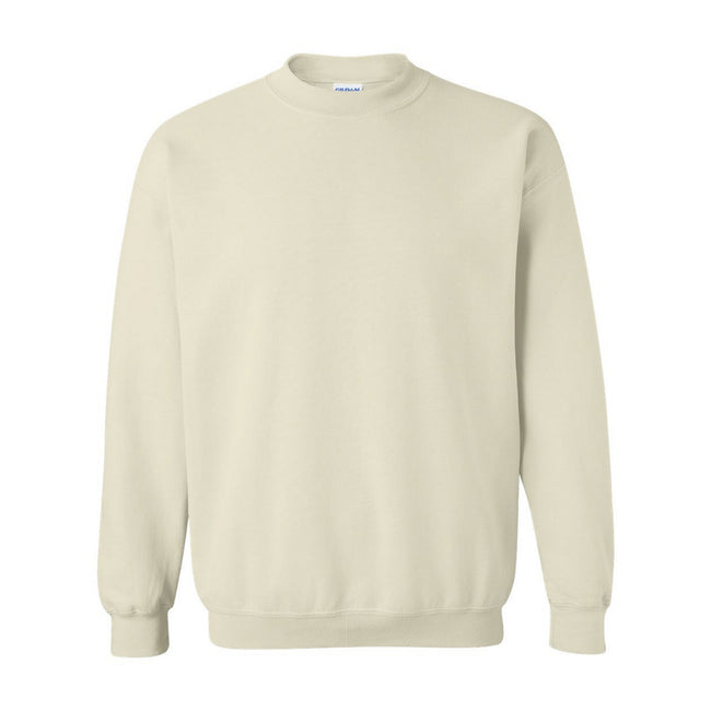 Sand - Front - Gildan Unisex Adult Heavy Blend Crew Neck Sweatshirt