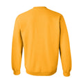 Gold - Back - Gildan Unisex Adult Heavy Blend Crew Neck Sweatshirt