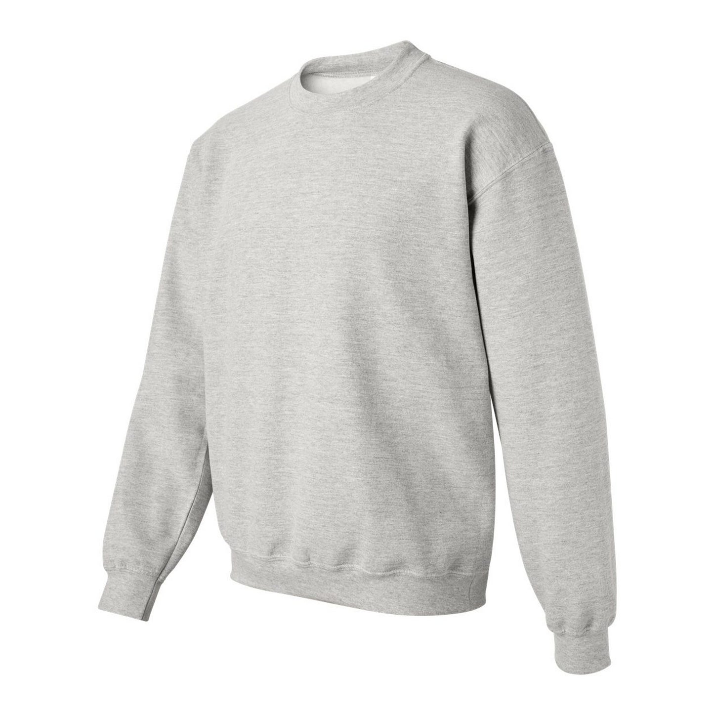 Ash Grey - Side - Gildan Unisex Adult Heavy Blend Crew Neck Sweatshirt
