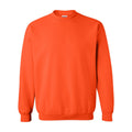 Orange - Front - Gildan Unisex Adult Heavy Blend Crew Neck Sweatshirt