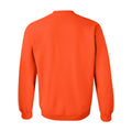 Orange - Back - Gildan Unisex Adult Heavy Blend Crew Neck Sweatshirt