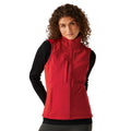 Classic Red - Front - Regatta Womens-Ladies Flux Softshell Gilet