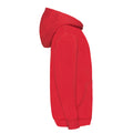 Red - Side - Fruit of the Loom Childrens-Kids Lightweight Hoodie