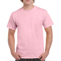 Light Pink - Side - Gildan Unisex Adult Heavy Cotton T-Shirt