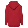 Red - Back - Fruit of the Loom Childrens-Kids Classic Hooded Jacket