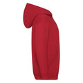 Red - Side - Fruit of the Loom Childrens-Kids Classic Hooded Jacket