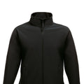Black - Back - Regatta Womens-Ladies Ablaze Printable Soft Shell Jacket