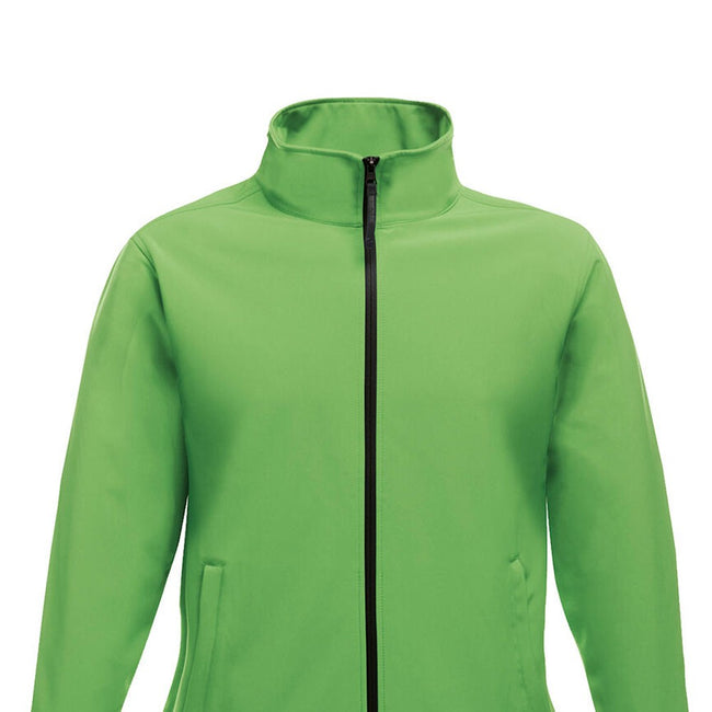 Extreme Green-Black - Back - Regatta Womens-Ladies Ablaze Printable Soft Shell Jacket