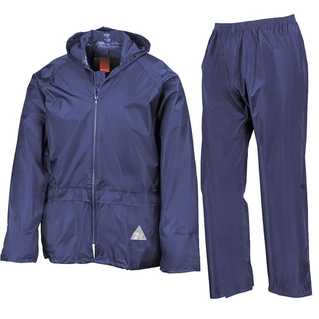 Royal Blue - Front - Result Mens Waterproof Jacket And Trousers Set
