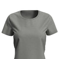 Heather Grey - Back - Stedman Womens-Ladies Lux T-Shirt