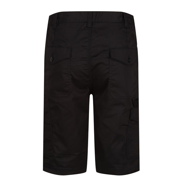 Black - Back - Regatta Mens Pro Cargo Shorts
