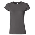 Charcoal - Front - Gildan Ladies Soft Style Short Sleeve T-Shirt