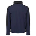 Navy Blue - Lifestyle - Regatta Reid Mens Softshell Wind Resistant Water Repellent Jacket