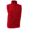 Red - Front - Result Mens Active Anti Pilling Fleece Bodywarmer Jacket