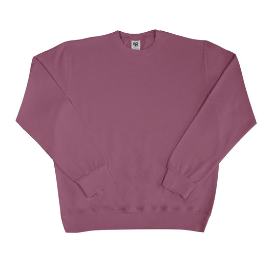 Cassis - Front - SG Mens Long Sleeve Crew Neck Sweatshirt Top