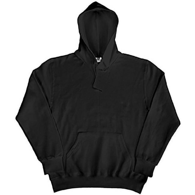 Black - Back - SG Mens Plain Hooded Sweatshirt Top - Hoodie