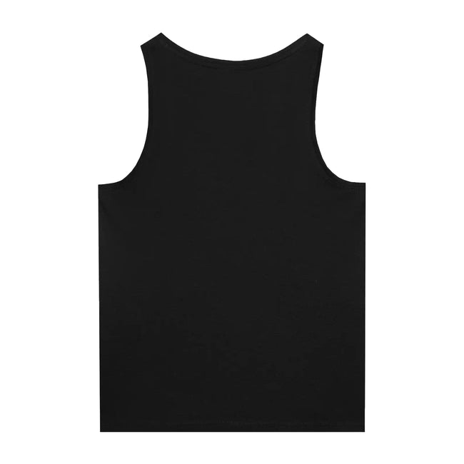 Deep Black - Back - 4F Womens-Ladies Plain Slim Tank Top