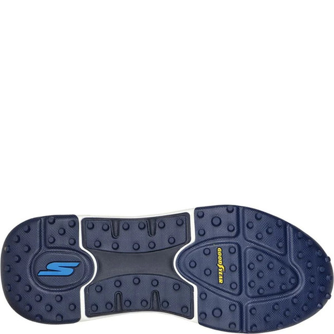 Navy-Blue - Pack Shot - Skechers Mens Go Golf Set Up Leather Arch Fit Golf Shoes
