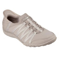 Taupe - Front - Skechers Womens-Ladies Roll With Me Trainers