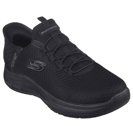 Black - Front - Skechers Womens-Ladies Summits SR - Enslee Shoes