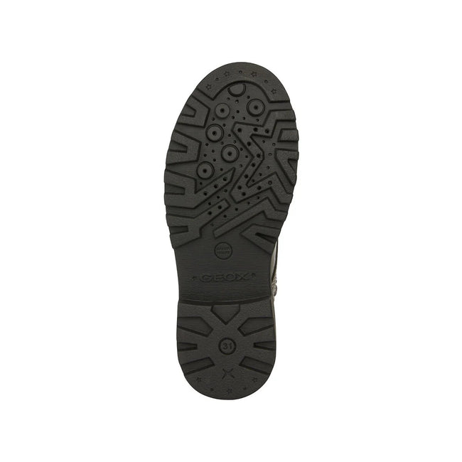Lead-Black - Lifestyle - Geox Girls Casey Ankle Boots
