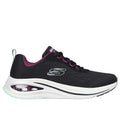 Black - Pack Shot - Skechers Womens-Ladies Air Meta Aired Out Trainers