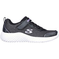 Black - Side - Skechers Girls Bounder - Girly Groove Trainers