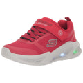 Red-Black - Front - Skechers Boys S-Lights Meteor-Lights Trainers