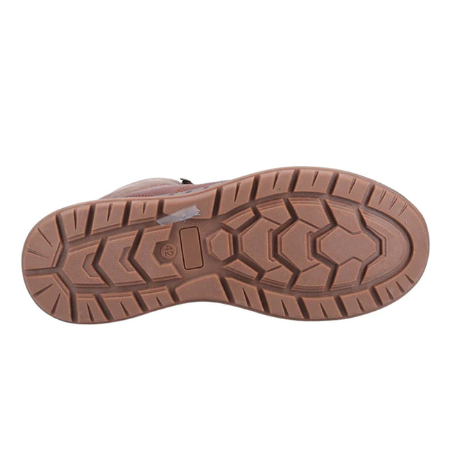 Dark Tan - Lifestyle - Cotswold Mens Avening Leather Walking Shoes