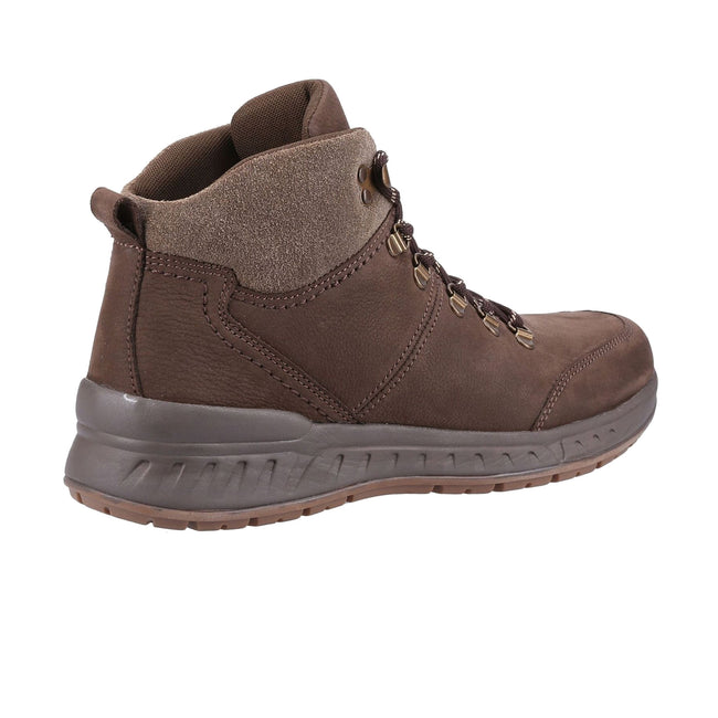 Brown - Side - Cotswold Mens Avening Leather Walking Shoes