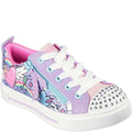Lavender - Front - Skechers Girls Twinkle Toes Twinkle Sparks Trainers
