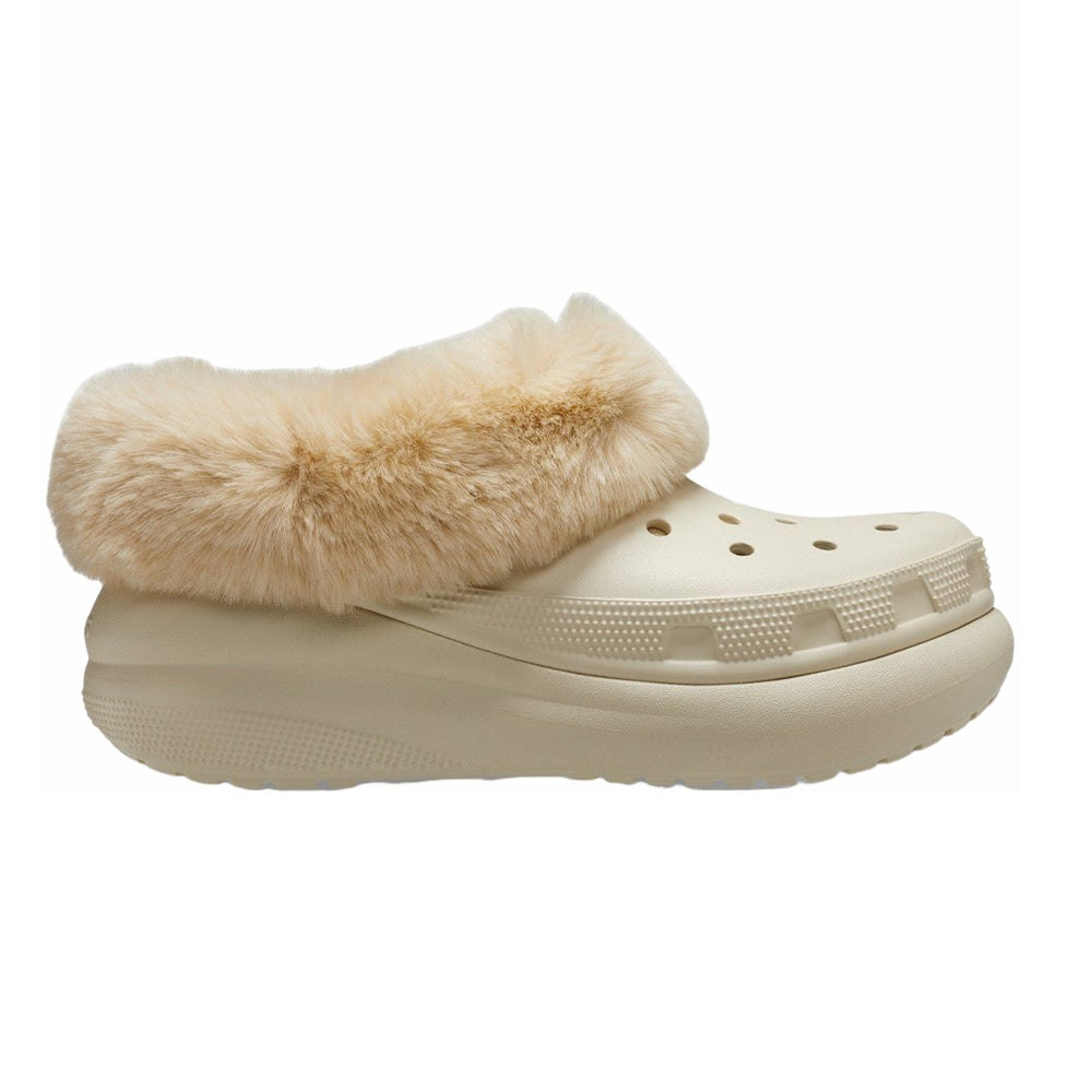Bone - Close up - Crocs Womens-Ladies Furever Crush Clogs