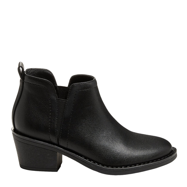Black - Side - Rocket Dog Womens-Ladies York Ankle Boots