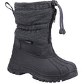 Grey-Black - Front - Cotswold Childrens-Kids Bathford Wellington Boots