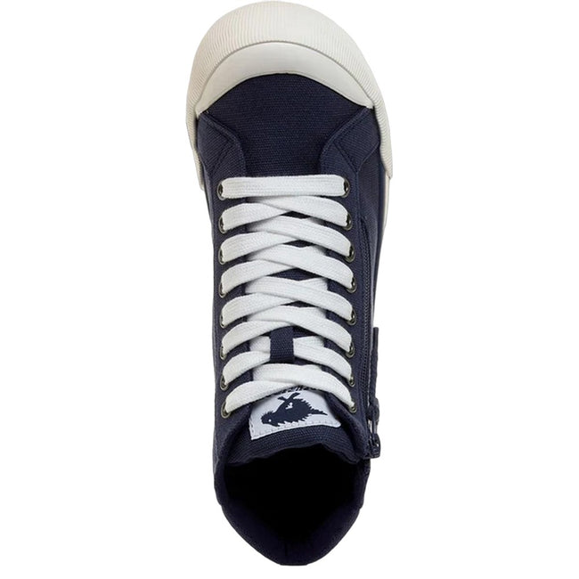 Navy - Lifestyle - Rocket Dog Womens-Ladies Jazzin Hi Trainers