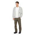 Heather Grey - Pack Shot - Dickies Mens Fleece Full Zip Hoodie