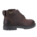 Brown - Back - Hush Puppies Boys Mini Presley Leather Boots