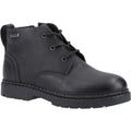 Black - Front - Hush Puppies Boys Mini Presley Leather Boots