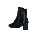 Black - Back - Geox Womens-Ladies Pheby 50 Leather Ankle Boots
