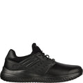 Black - Lifestyle - Skechers Mens Delson 3.0 Ezra Leather Shoes