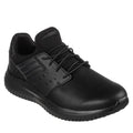 Black - Front - Skechers Mens Delson 3.0 Ezra Leather Shoes