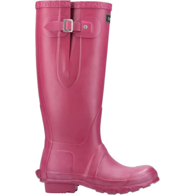 Berry - Side - Cotswold Unisex Adult Windsor Tall Wellington Boots