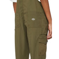 Rinsed Military Green - Pack Shot - Dickies Workwear Womens-Ladies Protective Bib