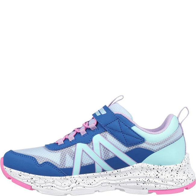Navy-Multicoloured - Pack Shot - Skechers Girls Adventure Blitz Explorer Time Trainers