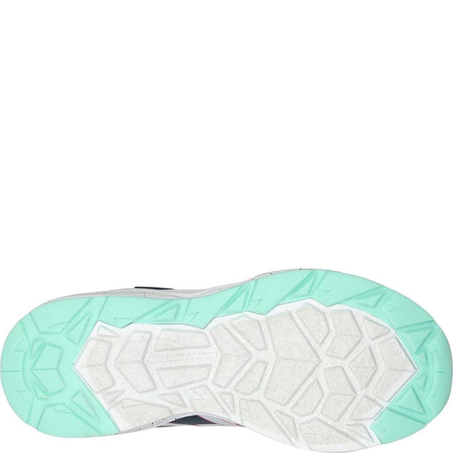 Charcoal-Multicoloured - Back - Skechers Girls Adventure Blitz Explorer Time Trainers